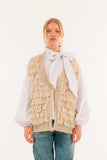 Kontatto Gilet punto pannocchia beige