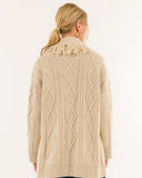Kontatto Cardigan frange beige