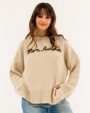 Kontatto girocollo Mon Amour beige-moro