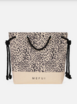 Me Fui Borsa Mare Scrub Leopardato