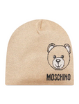 MOSCHINO CUFFIA LAMINATA ORO