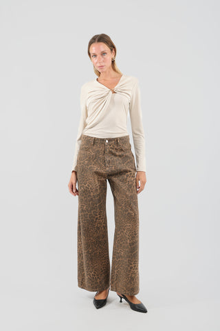 Haveone Pantalone Maculato con tascone