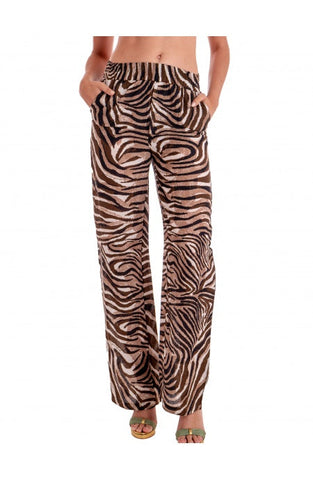 Poisson d'Amour PANTALONE STAMPA ZEBRA