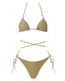 Matinee Bikini Kate Triangolo Glitter Pistacchio