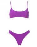 Matinee Bikini Bralette Dora Spugna Viola slip americano