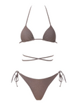 Matinee Bikini Kate Triangolo Glitter Tortora