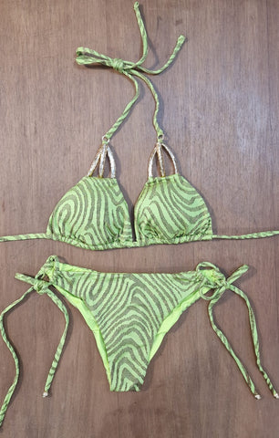 MISS BIKINI TRIANGOLO E SLIP ONDA LUREX WIVE